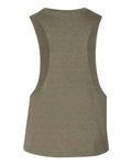 BELLA + CANVAS 6682 Heather Olive — back