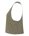 BELLA + CANVAS 6682 Heather Olive — direct side