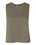 BELLA + CANVAS 6682 Heather Olive — front