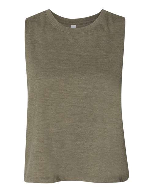 BELLA + CANVAS 6682 Heather Olive — front