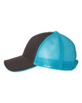 Valucap S102 Charcoal/ Neon Blue — direct side