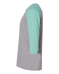 JERZEES 601RR Oxford/ Mint Heather — direct side