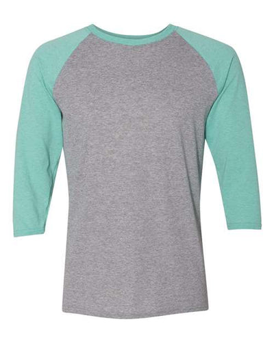 JERZEES 601RR Oxford/ Mint Heather — front
