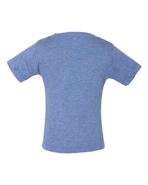 BELLA + CANVAS 3413B Blue Triblend — back