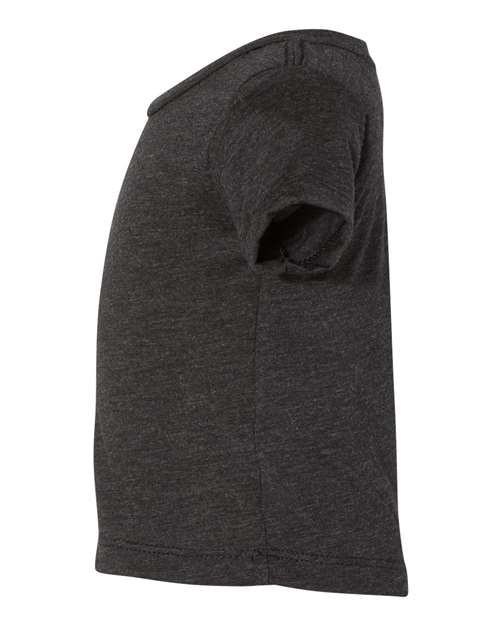 BELLA + CANVAS 3413B Charcoal Black Triblend — direct side