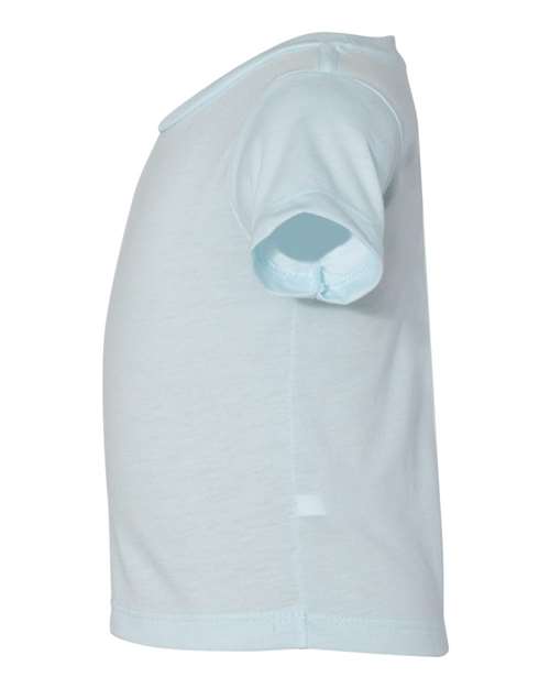 BELLA + CANVAS 3413B Ice Blue Triblend — direct side