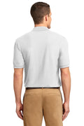 Unisex Silk Touch Polo - White