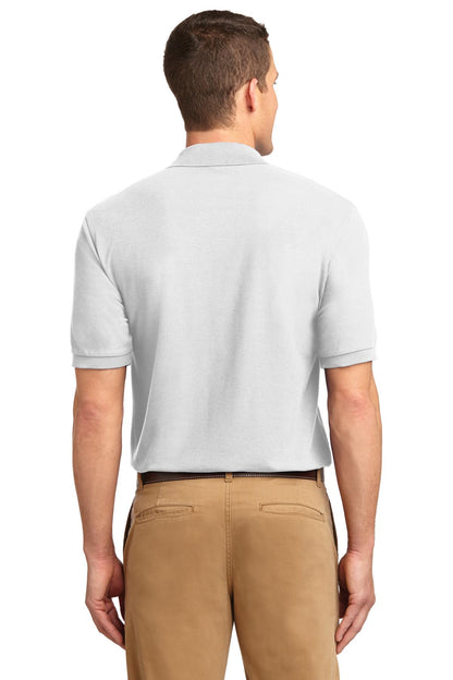Unisex Silk Touch Polo - White