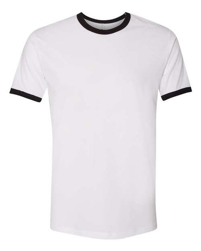 Next Level 3604 White/ Black — front