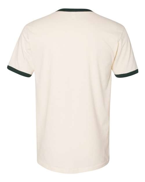 Next Level 3604 Natural/ Forest Green — back
