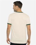 Next Level 3604 Natural/ Forest Green — on model back