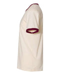 Next Level 3604 Natural/ Maroon — direct side