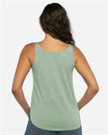 Next Level 5033 Stonewash Green — on model back