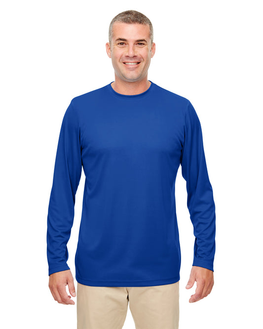 Men's Cool & Dry Performance Long-Sleeve Top - Royal
