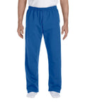 Adult DryBlend® Adult 9 oz., 50/50 Open-Bottom Sweatpants - Royal