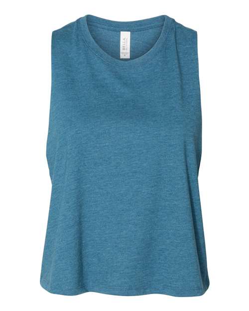 BELLA + CANVAS 6682 Heather Deep Teal — front