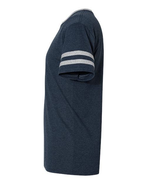 JERZEES 602MR Indigo Heather/ Oxford — direct side