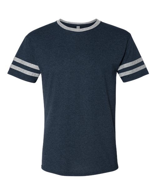 JERZEES 602MR Indigo Heather/ Oxford — front