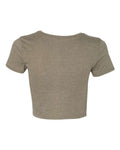 BELLA + CANVAS 6681 Heather Olive — back