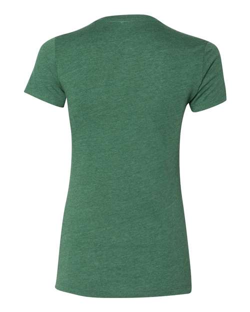 BELLA + CANVAS 6004 Heather Grass Green — back