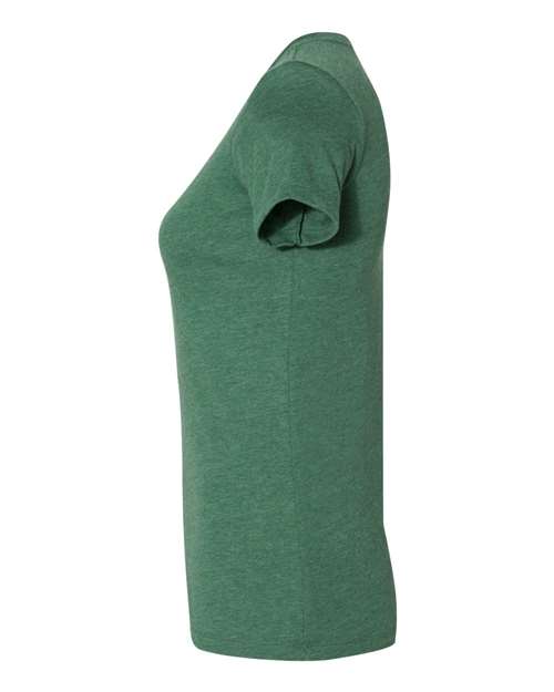 BELLA + CANVAS 6004 Heather Grass Green — direct side