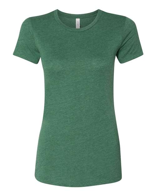BELLA + CANVAS 6004 Heather Grass Green — front