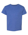 Gildan 8000B Heather Deep Royal — front