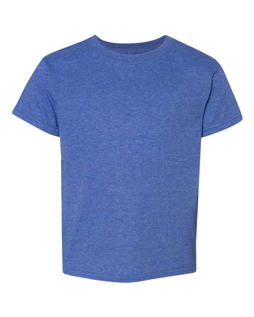 Gildan 8000B Heather Deep Royal — front