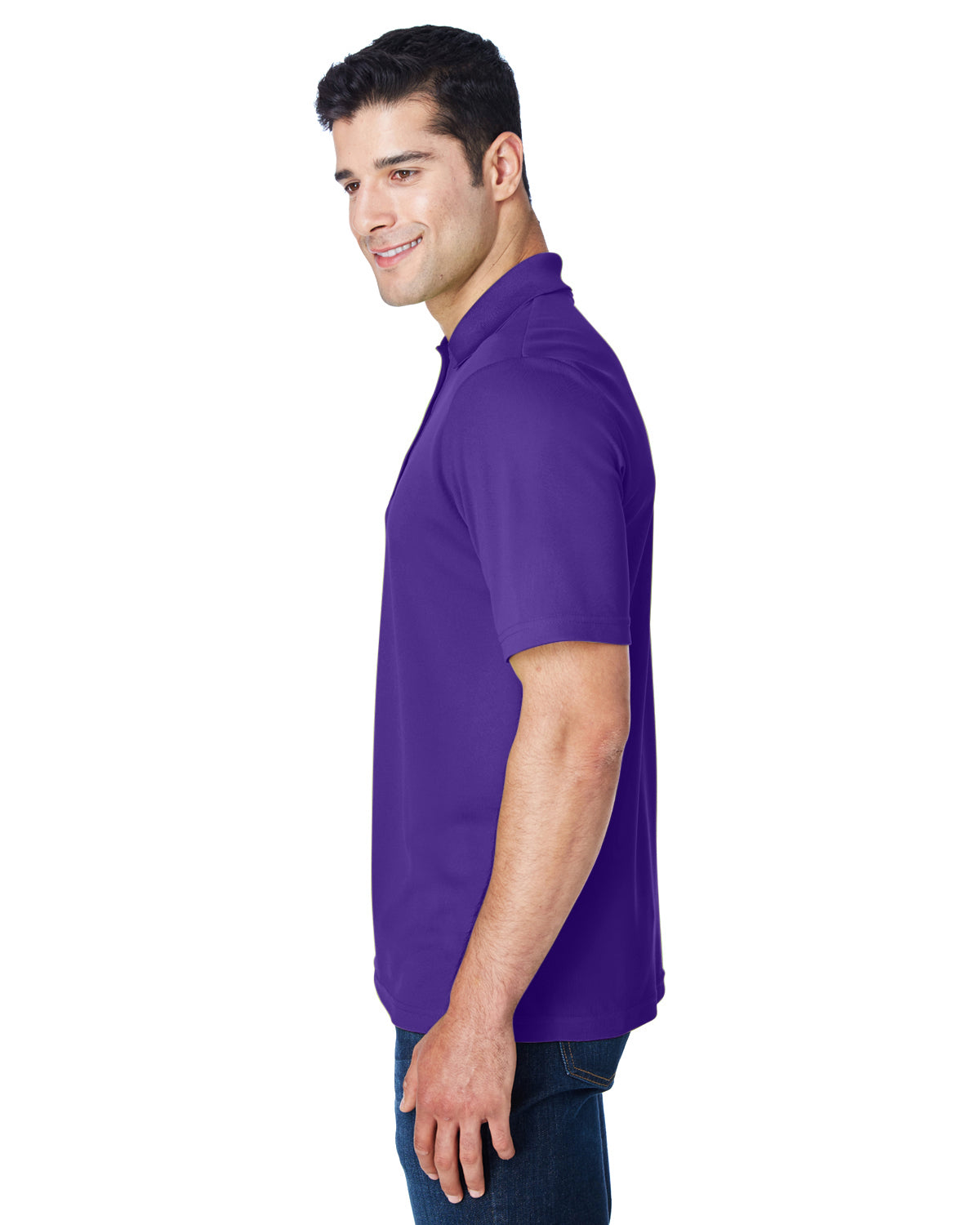 Men's Origin Performance Piqué Polo - Campus Purple
