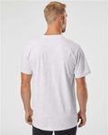 American Apparel 2001 Ash Grey — on model back