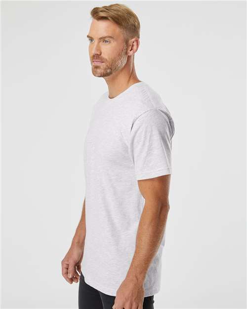 American Apparel 2001 Ash Grey — on model side