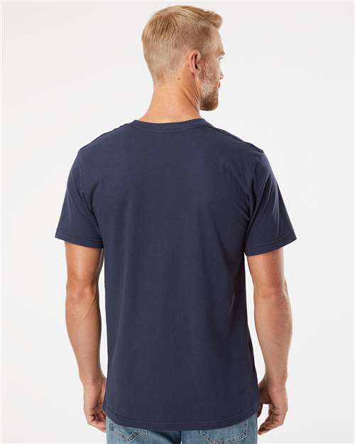 American Apparel 2001 Navy — on model back