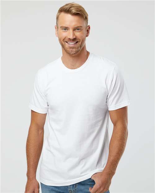 American Apparel 2001 White — on model front
