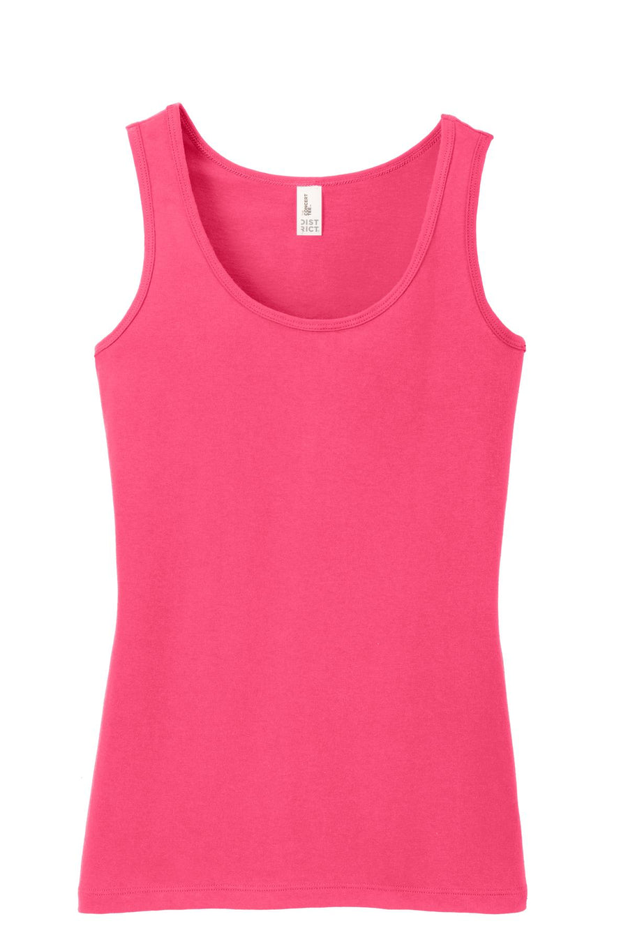 Women's Junior The Concert Tank - Neon Pink