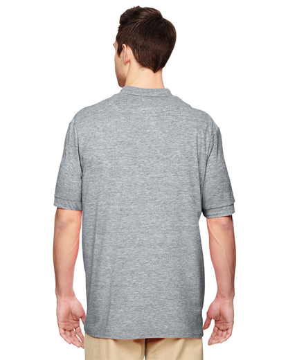 Unisex Double Piqué Polo - Sport Gray