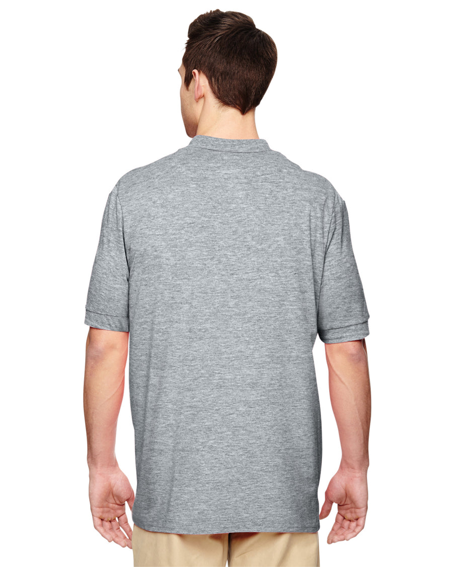 Unisex Double Piqué Polo - Sport Gray
