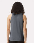 American Apparel 2408 Asphalt — on model back