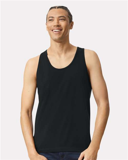 American Apparel 2408 Black — on model front