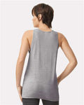 American Apparel 2408 Heather Grey — on model back