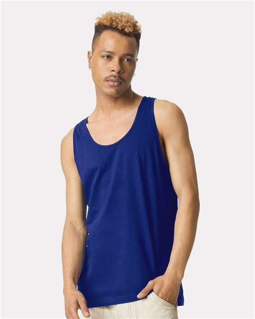 American Apparel 2408 Lapis — on model front