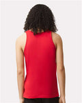 American Apparel 2408 Red — on model back