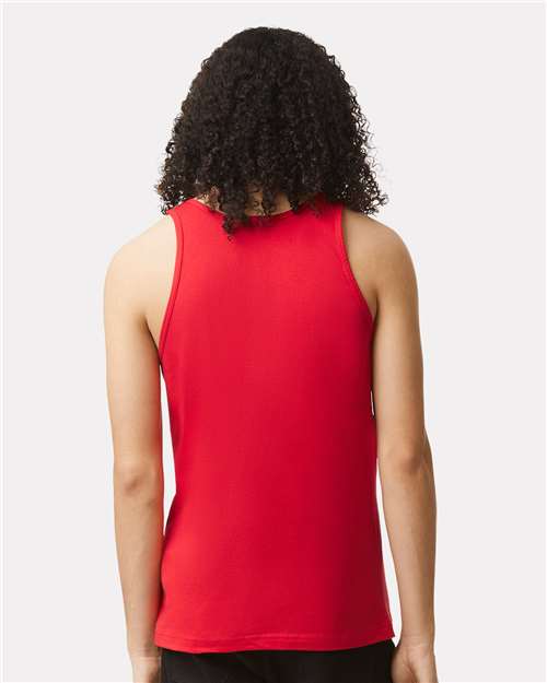 American Apparel 2408 Red — on model back