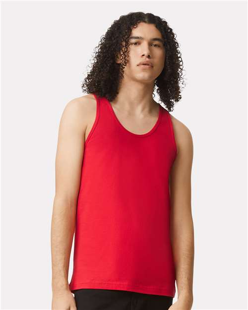 American Apparel 2408 Red — on model front