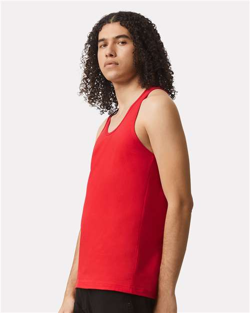 American Apparel 2408 Red — on model side