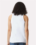 American Apparel 2408 White — on model back