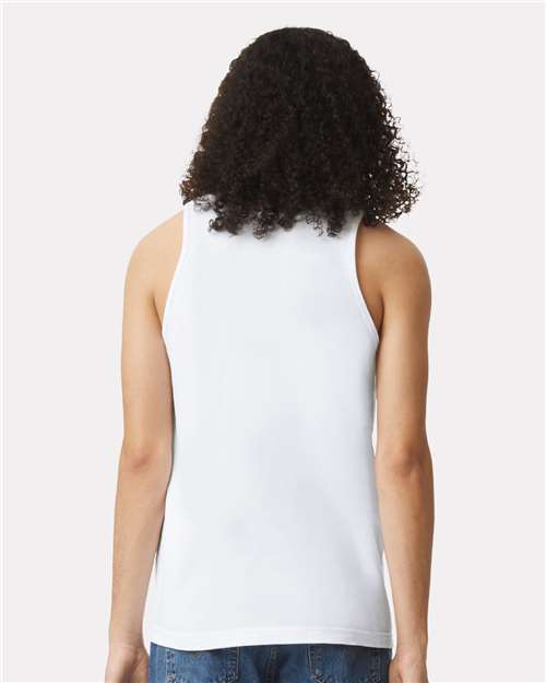 American Apparel 2408 White — on model back