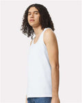 American Apparel 2408 White — on model side