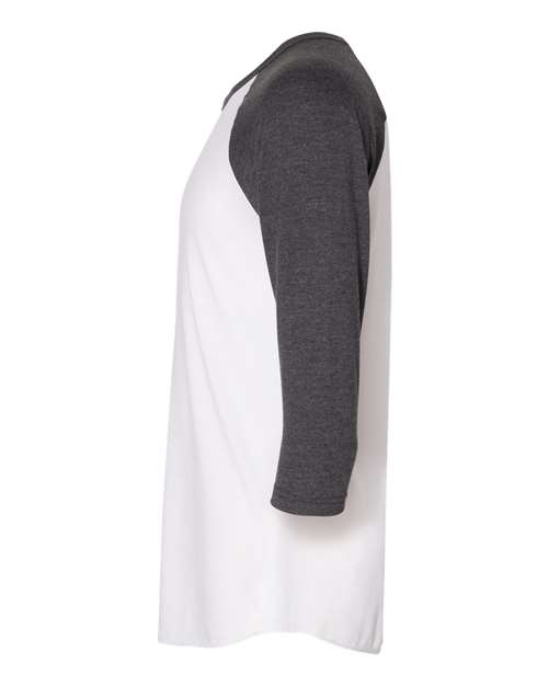 American Apparel BB453W White/ Heather Black — direct side