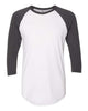 White / Heather Black