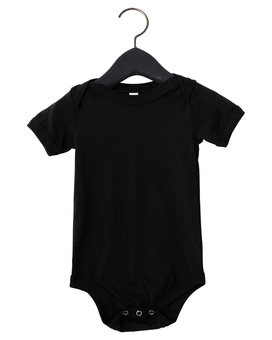 Infant Triblend Short-Sleeve One-Piece - Solid Black Triblend
